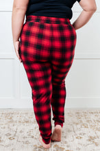 Load image into Gallery viewer, Your New Favorite Joggers in Red Plaid