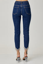 Load image into Gallery viewer, RISEN Full Size Embellished Mid Rise Crop Skinny Jeans