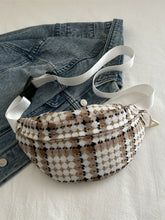 Load image into Gallery viewer, Plaid Wide Strap Crossbody Bag