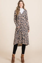 Load image into Gallery viewer, Celeste Full Size Leopard V-Neck Long Sleeve Cardigan