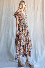 Load image into Gallery viewer, Cotton Bleu by Nu Label Floral Ruffled Midi Dress