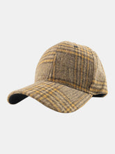 Load image into Gallery viewer, Plaid Adjustable Cotton Baseball Cap