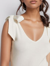 Load image into Gallery viewer, V-Neck Tie Shoulder Tank