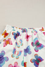 Load image into Gallery viewer, Butterfly Half Sleeve Top and Shorts Set