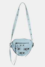 Load image into Gallery viewer, Fame PU Leather Triangle Crossbody Bag