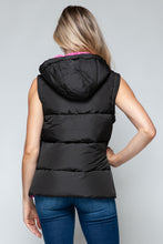 Load image into Gallery viewer, Snobbish Snap and Zip Closure Hooded Vest