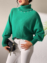 Load image into Gallery viewer, Turtleneck Long Sleeve Sweater