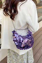 Load image into Gallery viewer, Sequin Chain Crossbody Bag