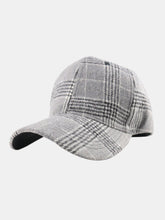 Load image into Gallery viewer, Plaid Adjustable Cotton Baseball Cap