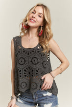 Load image into Gallery viewer, ADORA Crochet Wide Strap Tank