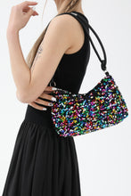 Load image into Gallery viewer, Sequin Double Strap Shoulder Bag