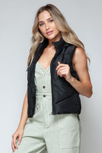 Load image into Gallery viewer, Snobbish Zip Up Quilted Hooded Vest