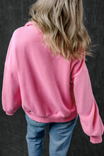 Load image into Gallery viewer, Half Zip Long Sleeve Sweatshirt