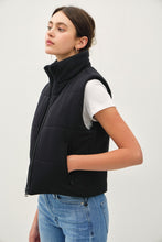 Load image into Gallery viewer, Be Cool Zip Up Turtleneck Puffer Vest with Pockets