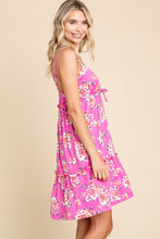 Load image into Gallery viewer, Culture Code Full Size Floral Ruffled Cami Dress