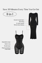 Load image into Gallery viewer, Basic Bae Built-In Shapewear Square Neck Long Sleeve Maxi Dress