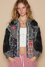 Load image into Gallery viewer, POL Crochet Patchwork Dropped Shoulder Jacket