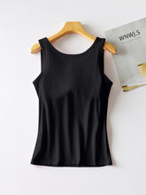 Load image into Gallery viewer, Round Neck Tank with Bra