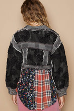 Load image into Gallery viewer, POL Crochet Patchwork Dropped Shoulder Jacket