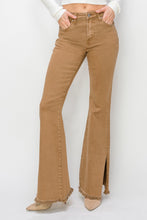 Load image into Gallery viewer, RISEN Bailey Full Size High Waist Side Slit Flare Jeans