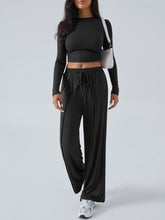 Load image into Gallery viewer, Devine Round Neck Long Sleeve Top and Pants Set