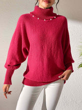 Load image into Gallery viewer, Turtleneck Long Sleeve Sweater