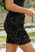 Load image into Gallery viewer, Sequin Mini Skirt