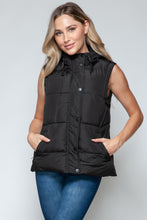 Load image into Gallery viewer, Snobbish Snap and Zip Closure Hooded Vest