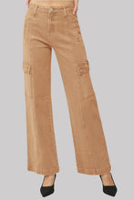 Load image into Gallery viewer, RISEN Full Size High Rise Wide Leg Cargo Jeans