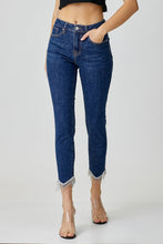 Load image into Gallery viewer, RISEN Full Size Embellished Mid Rise Crop Skinny Jeans