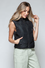 Load image into Gallery viewer, Snobbish Zip Up Quilted Hooded Vest