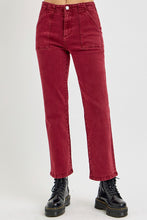 Load image into Gallery viewer, RISEN Full Size High Rise Straight Jeans with Patch Pockets