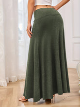 Load image into Gallery viewer, Solid Elastic Waist Maxi Skirt