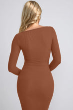 Load image into Gallery viewer, Basic Bae Built-In Shapewear Square Neck Long Sleeve Maxi Dress