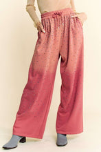 Load image into Gallery viewer, Davi &amp; Dani Rhinestone Drawstring Wide Leg Pants