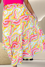 Load image into Gallery viewer, Printed Elastic Waist Skirt