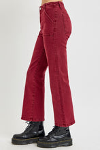 Load image into Gallery viewer, RISEN Full Size High Rise Straight Jeans with Patch Pockets