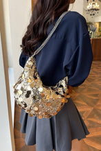 Load image into Gallery viewer, Sequin Chain Crossbody Bag