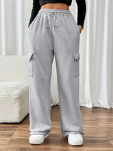 Load image into Gallery viewer, Perfee Drawstring Elastic Waist Joggers with Pockets