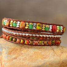 Load image into Gallery viewer, Natural Stone Woven Bracelet