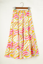 Load image into Gallery viewer, Printed Elastic Waist Skirt