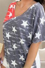 Load image into Gallery viewer, Star Surplice Short Sleeve T-Shirt