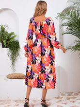 Load image into Gallery viewer, Printed Long Sleeve Midi Dress