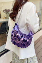 Load image into Gallery viewer, Sequin Chain Crossbody Bag