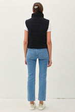 Load image into Gallery viewer, Be Cool Zip Up Turtleneck Puffer Vest with Pockets