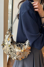 Load image into Gallery viewer, Sequin Chain Crossbody Bag