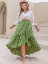 Load image into Gallery viewer, Plus Size High-Low Skirt