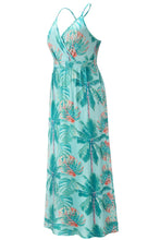 Load image into Gallery viewer, Crisscross Printed Surplice Cami Dress