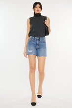 Load image into Gallery viewer, Kancan Distressed High Waist Denim Shorts