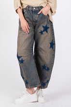 Load image into Gallery viewer, SAGE + FIG Star Wide Leg Jeans with Pockets